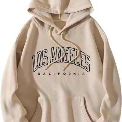 beige pullover hoodie