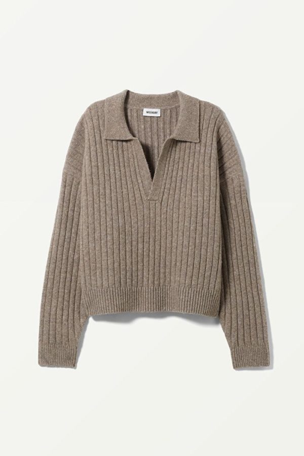 Women soft wool sweatshirt