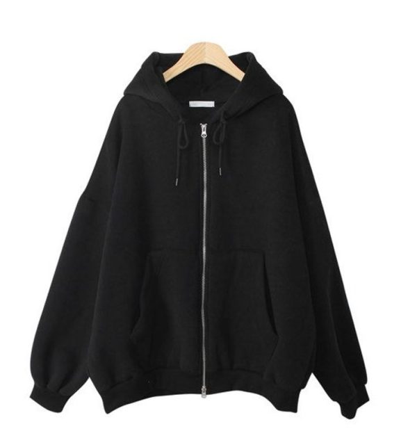 black hoodie